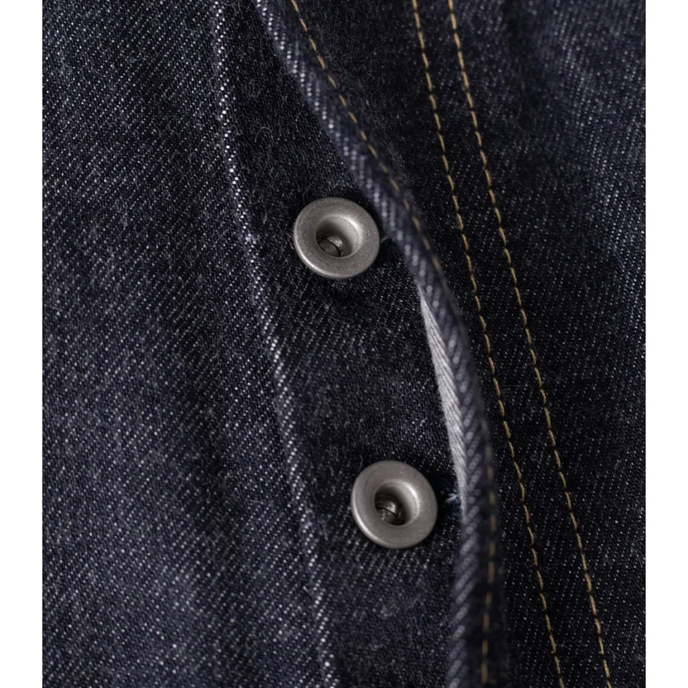 NON STOCK 15oz Raw Denim Selvedge Jeans Regular Fit Straight Rigid Version 30 - Picture 12 of 15